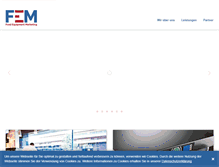 Tablet Screenshot of femgmbh.de